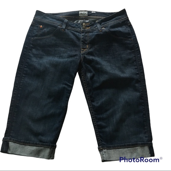 Hudson Jeans Malibu Cap Cuffed Bermuda Shorts 31 - Picture 4 of 8